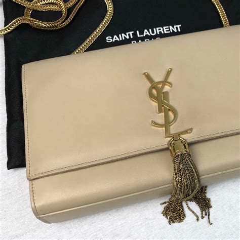 ysl kate bag gold|YSL kate bag with tassel.